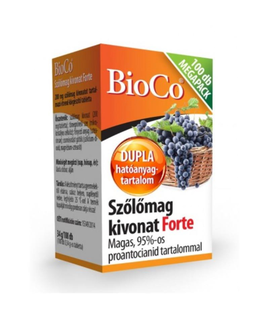 BioCo Extrakt z hroznových jadierok FORTE (100x)