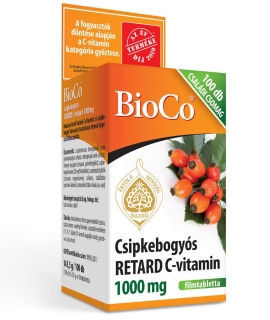 BioCo Vitamín-C RETARD 1000mg s plodom šípky RODINNÉ BALENIE (100x)