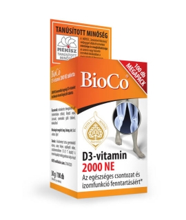 BioCo Vitamín-D3 2000mg (100x)